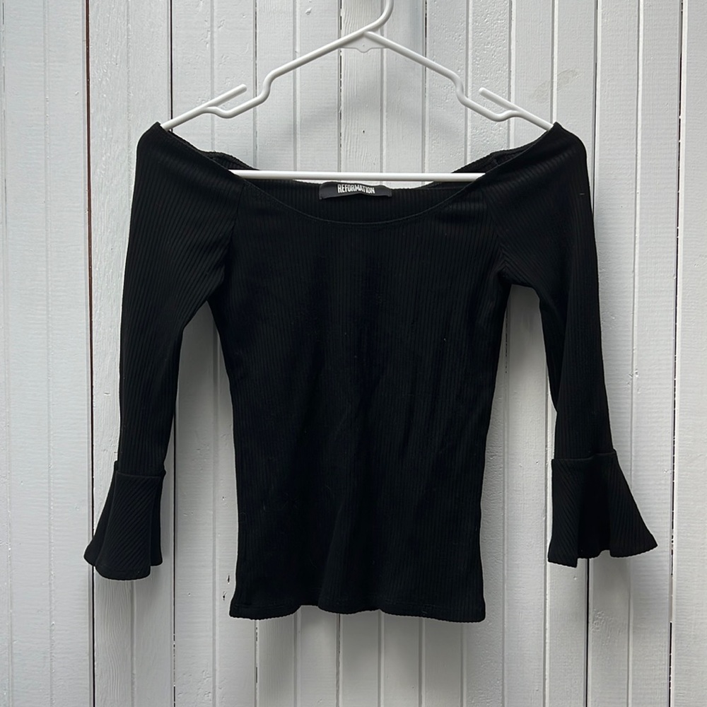 Reformation off-the-shoulder top